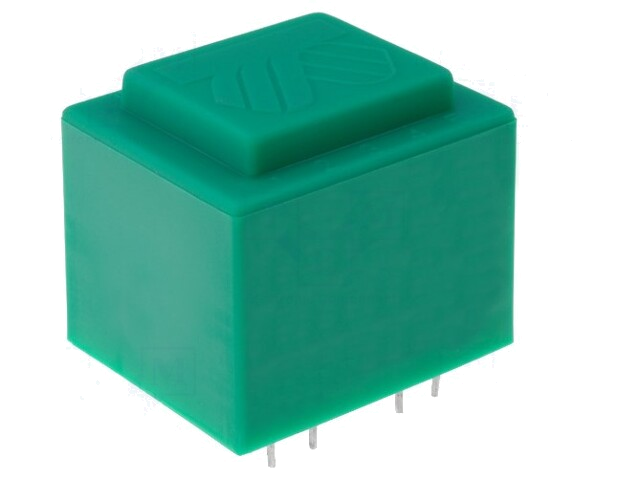 Transformator: ingegoten; 2,5VA; 230VAC; 24V; 104,1mA; PCB; IP00 Transformator: ingegoten; 2,5VA; 230VAC; 24V; 104,1mA; PCB; IP00